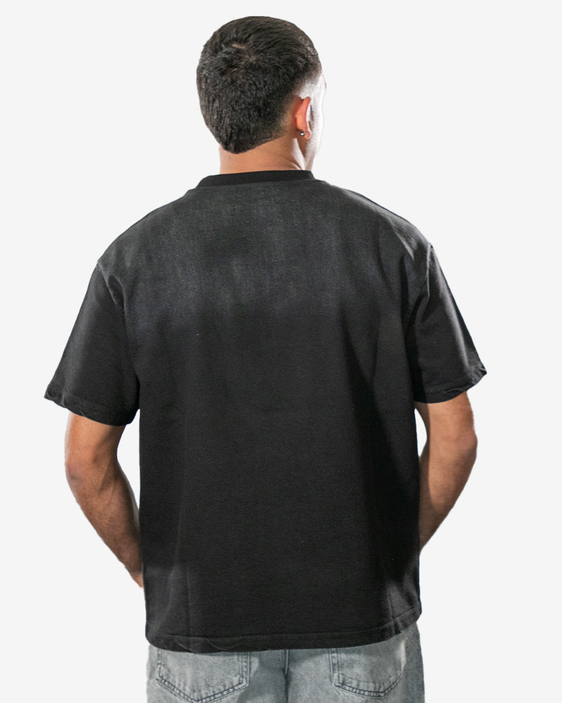 Denim T-shirt Noir