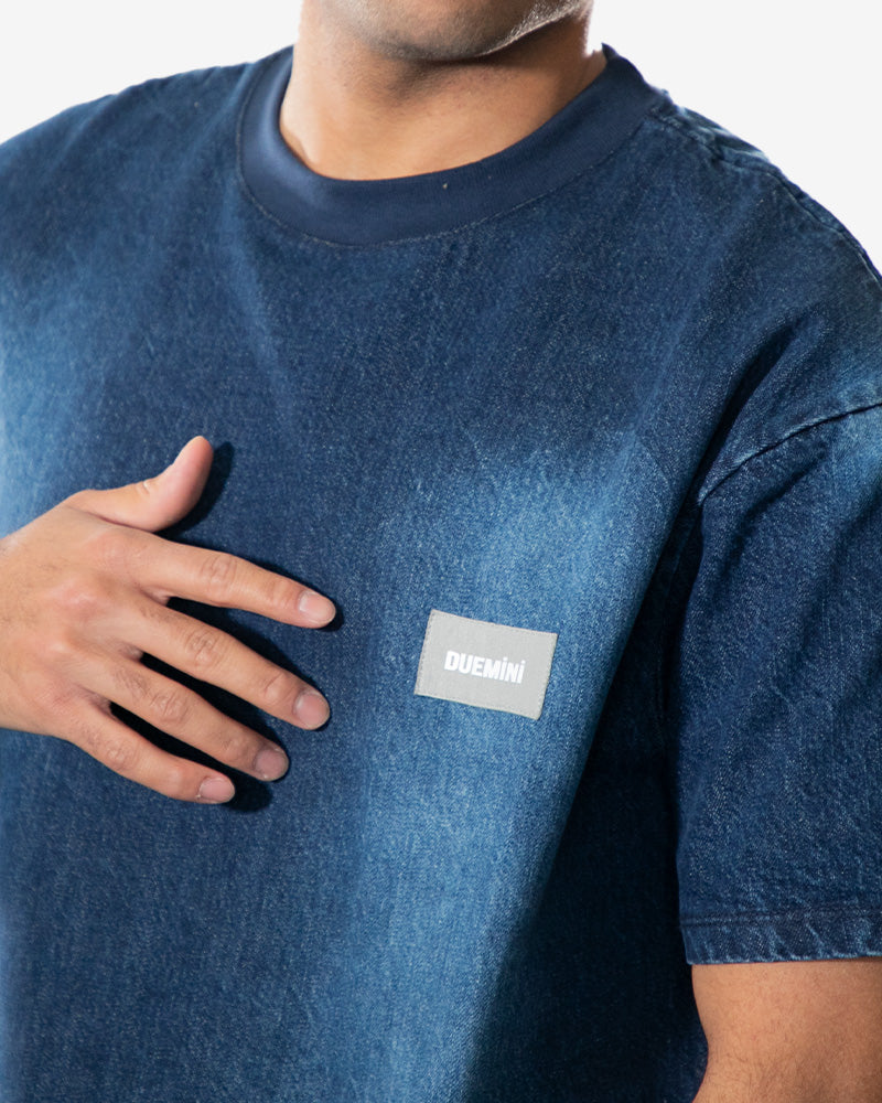 T-Shirt Denim Bleu