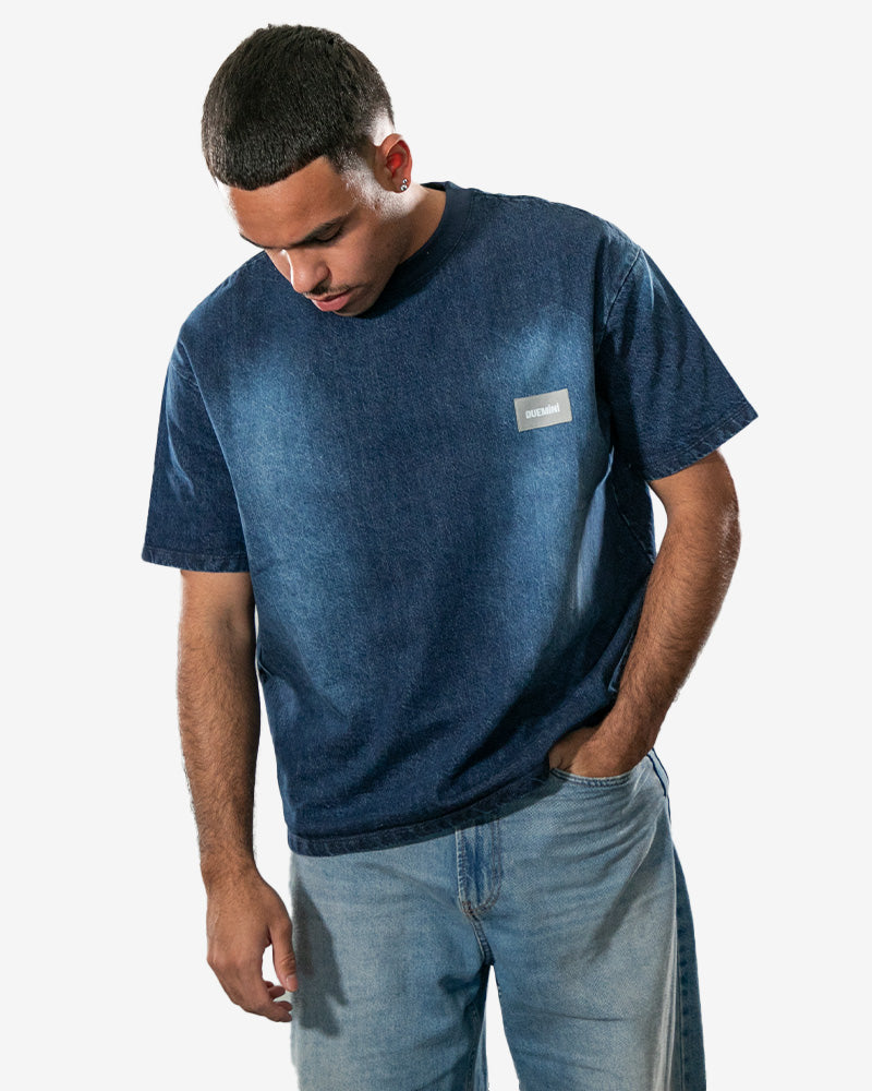 T-Shirt Denim Bleu