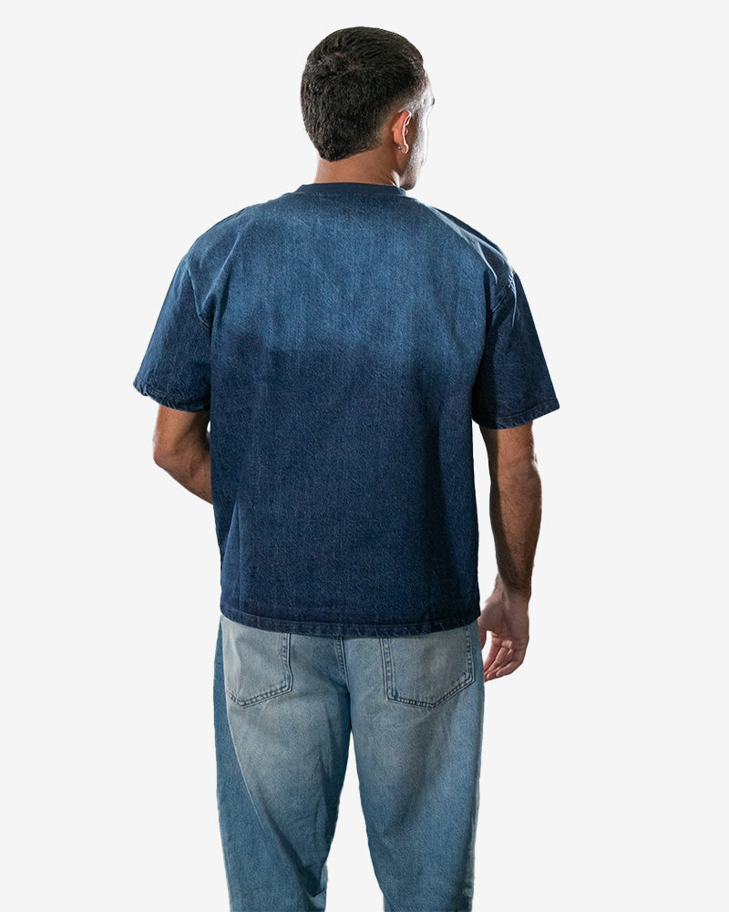 T-Shirt Denim Bleu